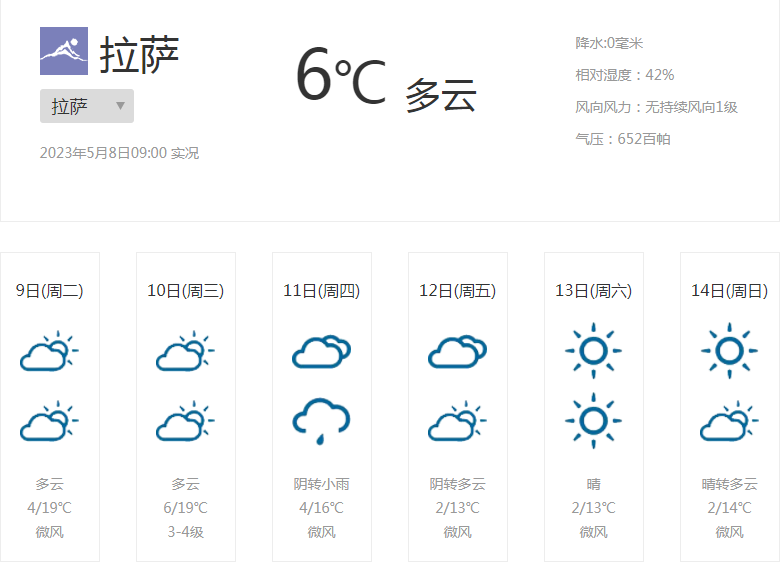 拉康居委会天气预报更新通知