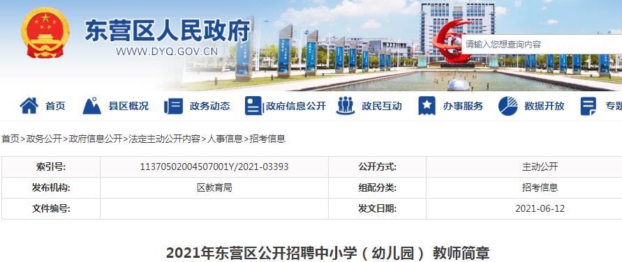 东营区教育局最新招聘公告概览
